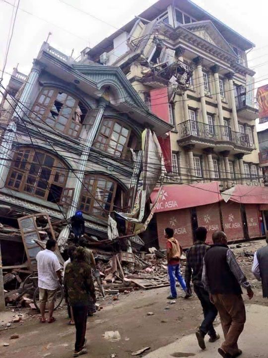 Earthquake in Nepal.