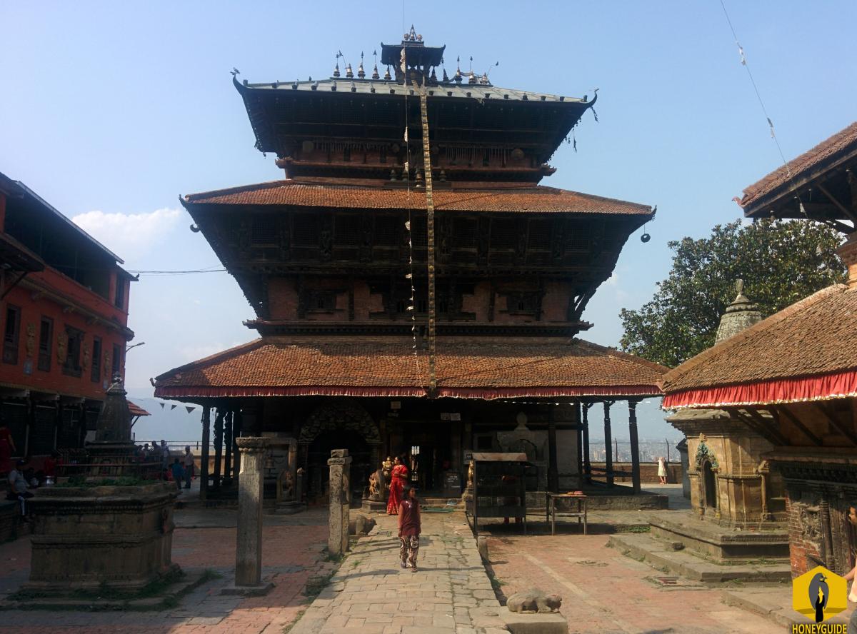 Bagh Bhairav Temple is dedicated to God Bhairav in the form of a tiger and is regarded as the guardian of Kirtipur.