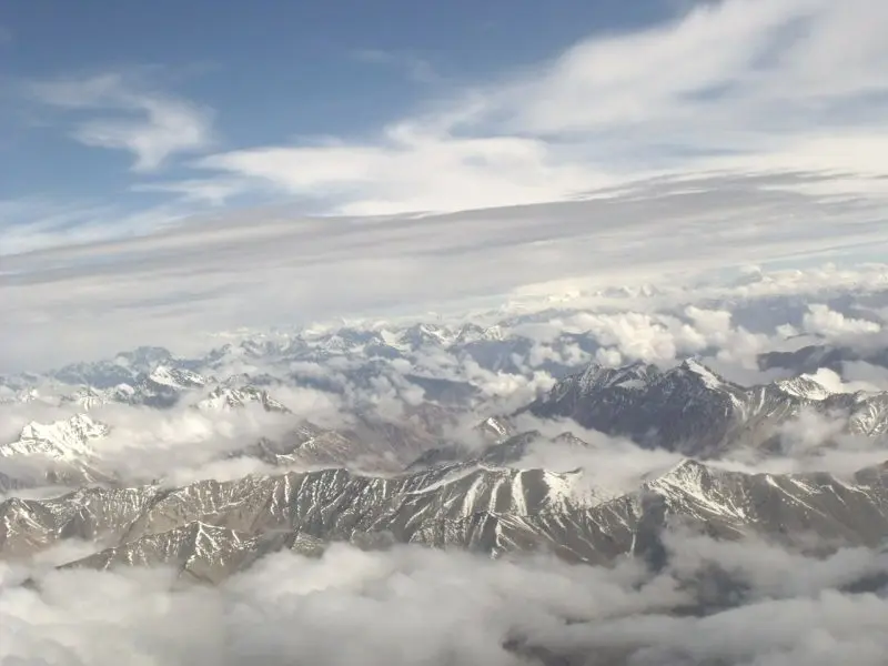 View from Delhi to Leh flight. Source: Pixabay