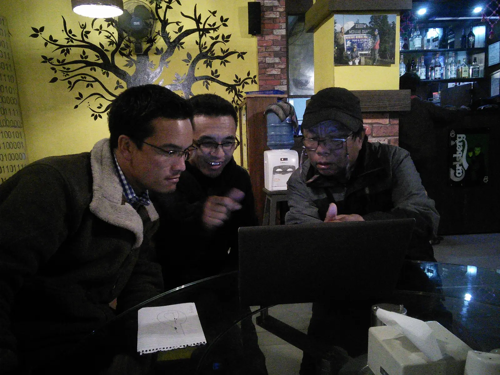 The young leadership from Everest learning from the eminent technologist of Nepal, Mahabir Pun