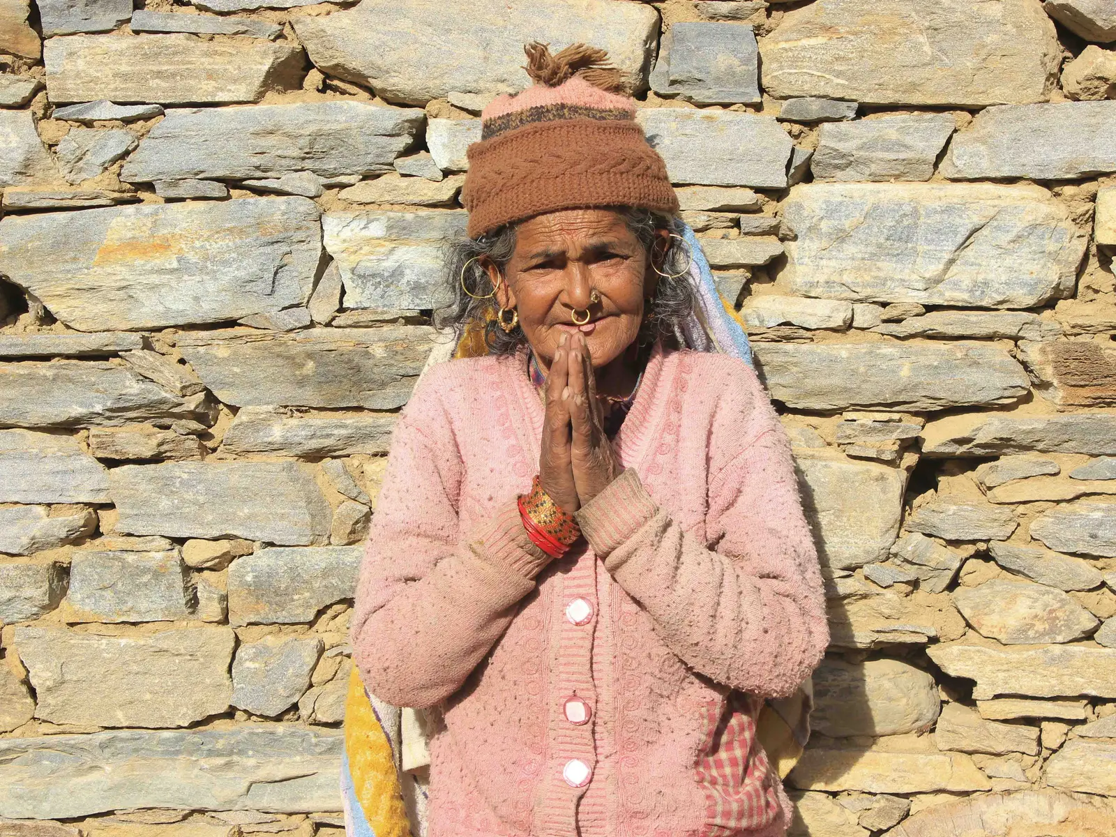 An old woman from Khaptad