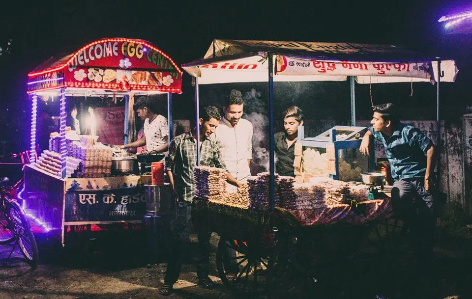 Street food of West Nepal