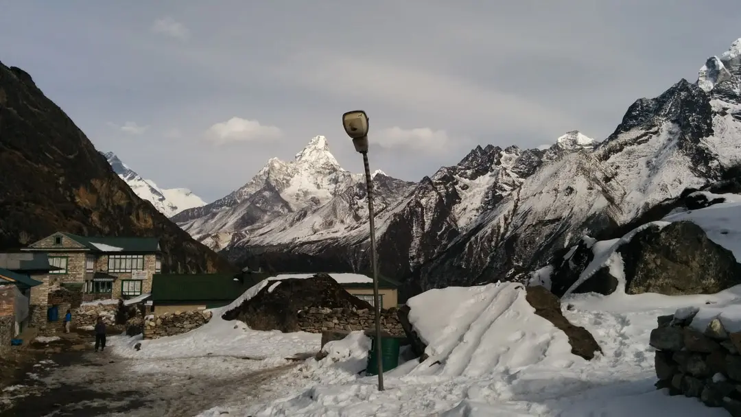 Ama Dablam from Khumjung