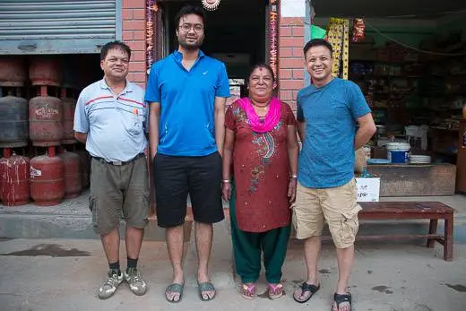 HoneyGuide co-founders in Panauti