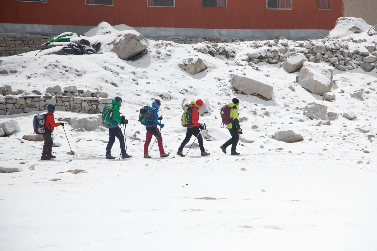 Trekkers in the Everest Region