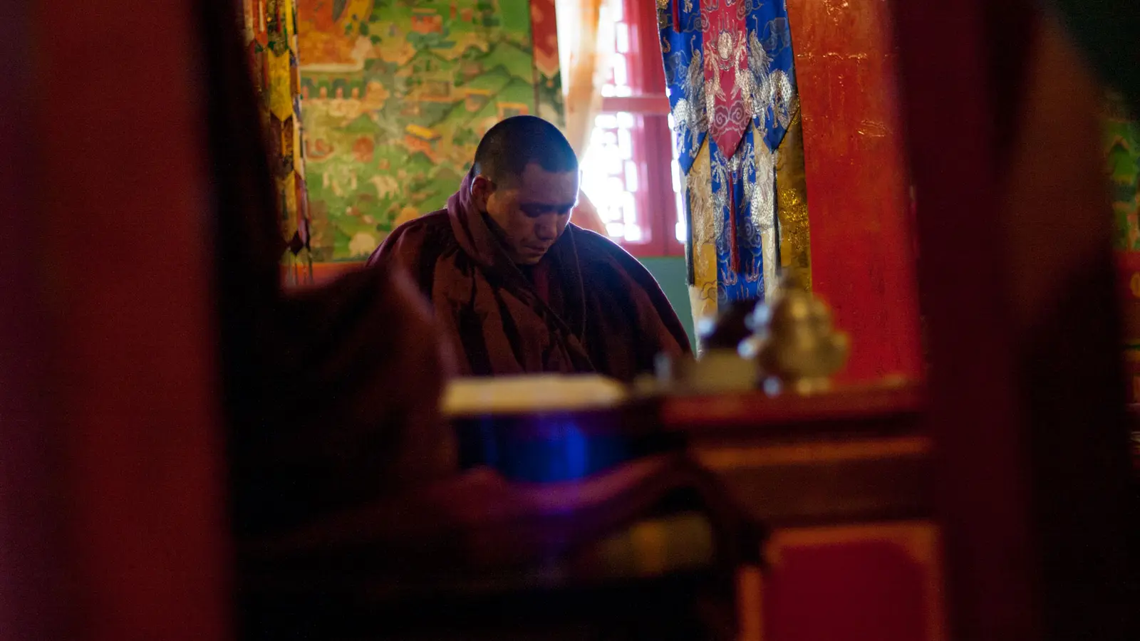 Monk at Tengboche Monastery