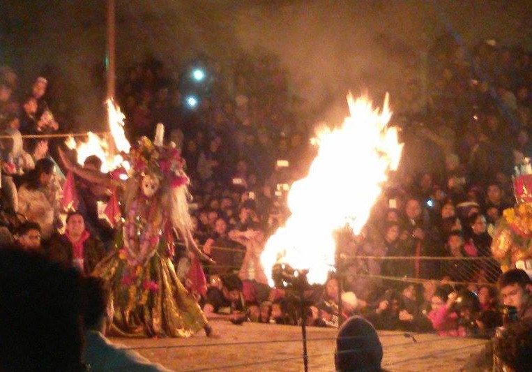 Kartik naach being performed