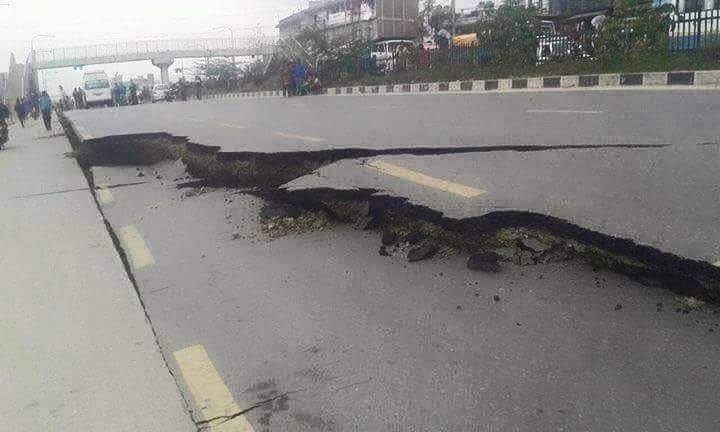 Earthquake in Nepal.