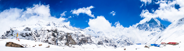 Annapurna Base Camp Panorama Image