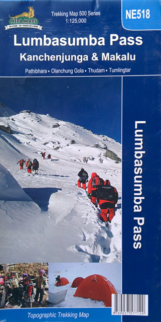 Nepa maps in Nepal - Lumbasumba Pass, Kanchenjunga & Makalu