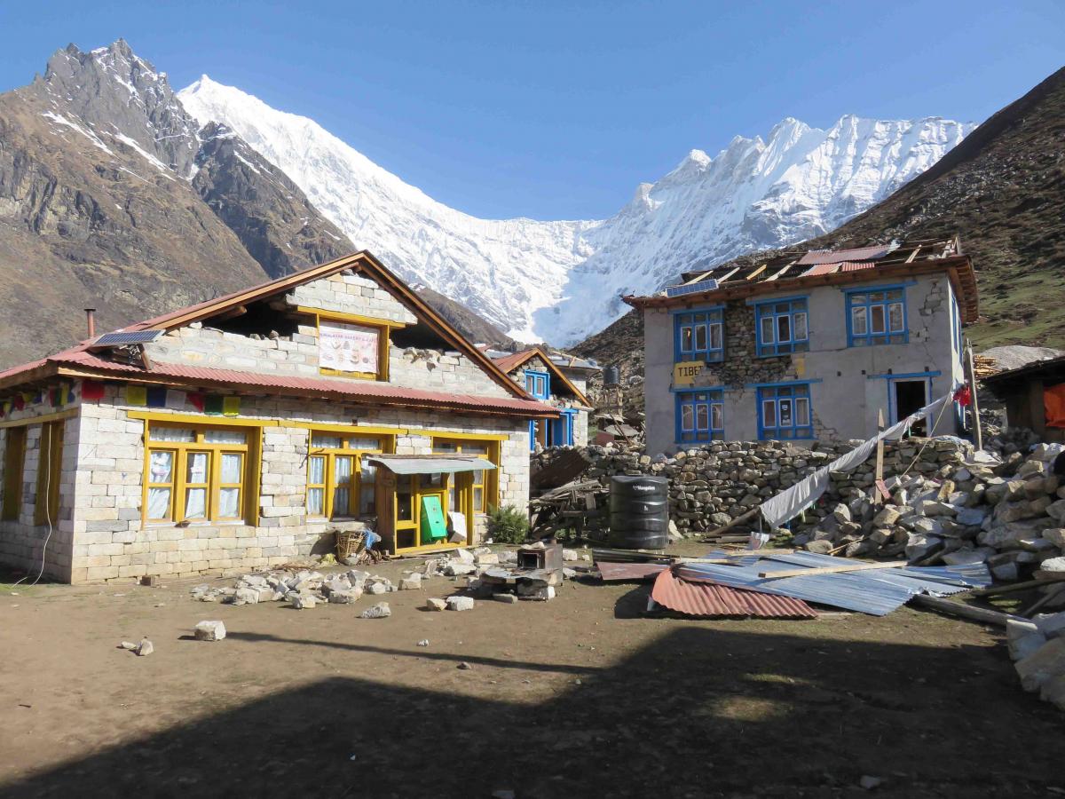 Kanjing Village in Langtang valley