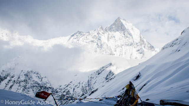 Amazing view of Machhapuchhre 