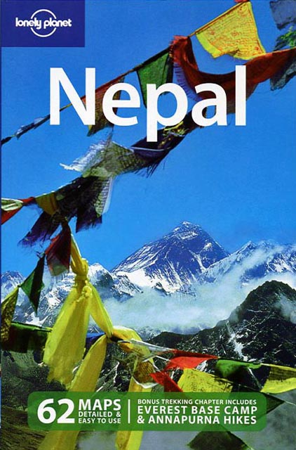 Lonely Planet - Mount Everest North And Southwest Faces With Prayer Flags