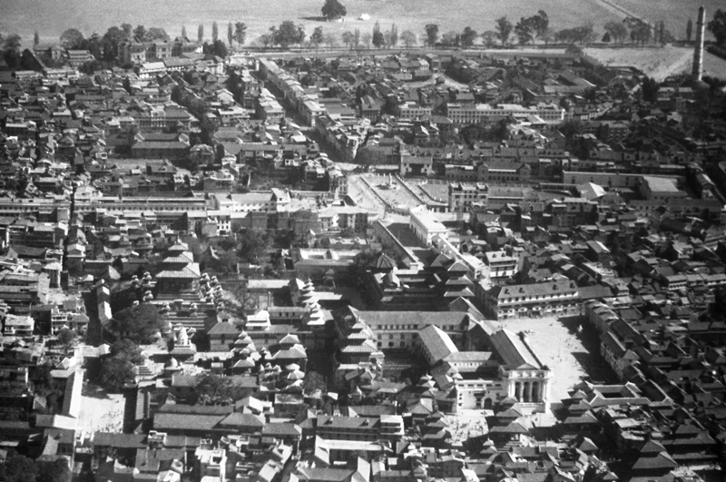 Toni Hagen, Swiss geologists picture of Nepal, Kathmandu from the year 1950 A.D.