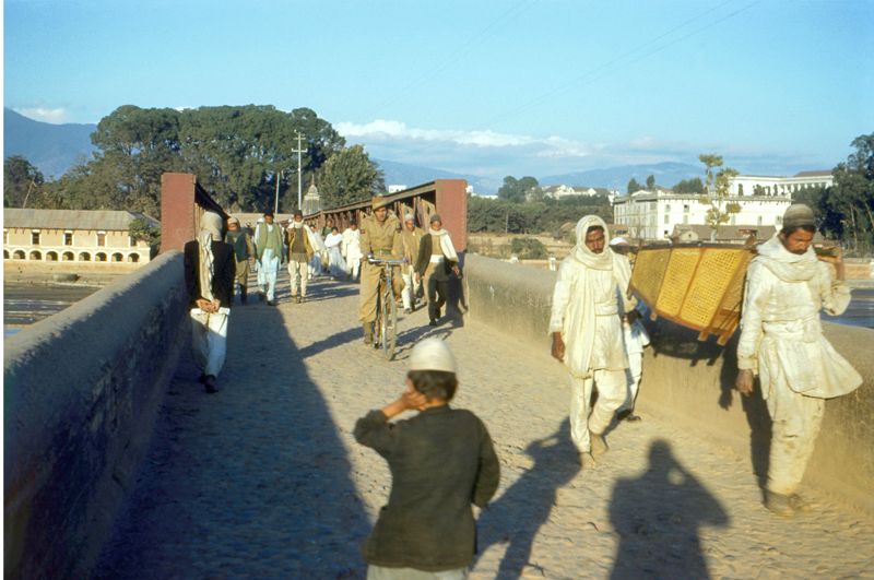 Toni Hagen, Swiss geologists picture of Nepal, Kathmandu from the year 1950 A.D.