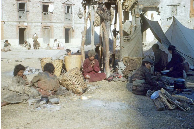 Toni Hagen, Swiss geologists picture of Nepal, Kathmandu from the year 1950 A.D.