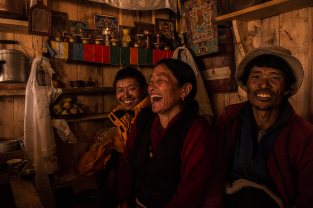 The people in Manaslu Circuit