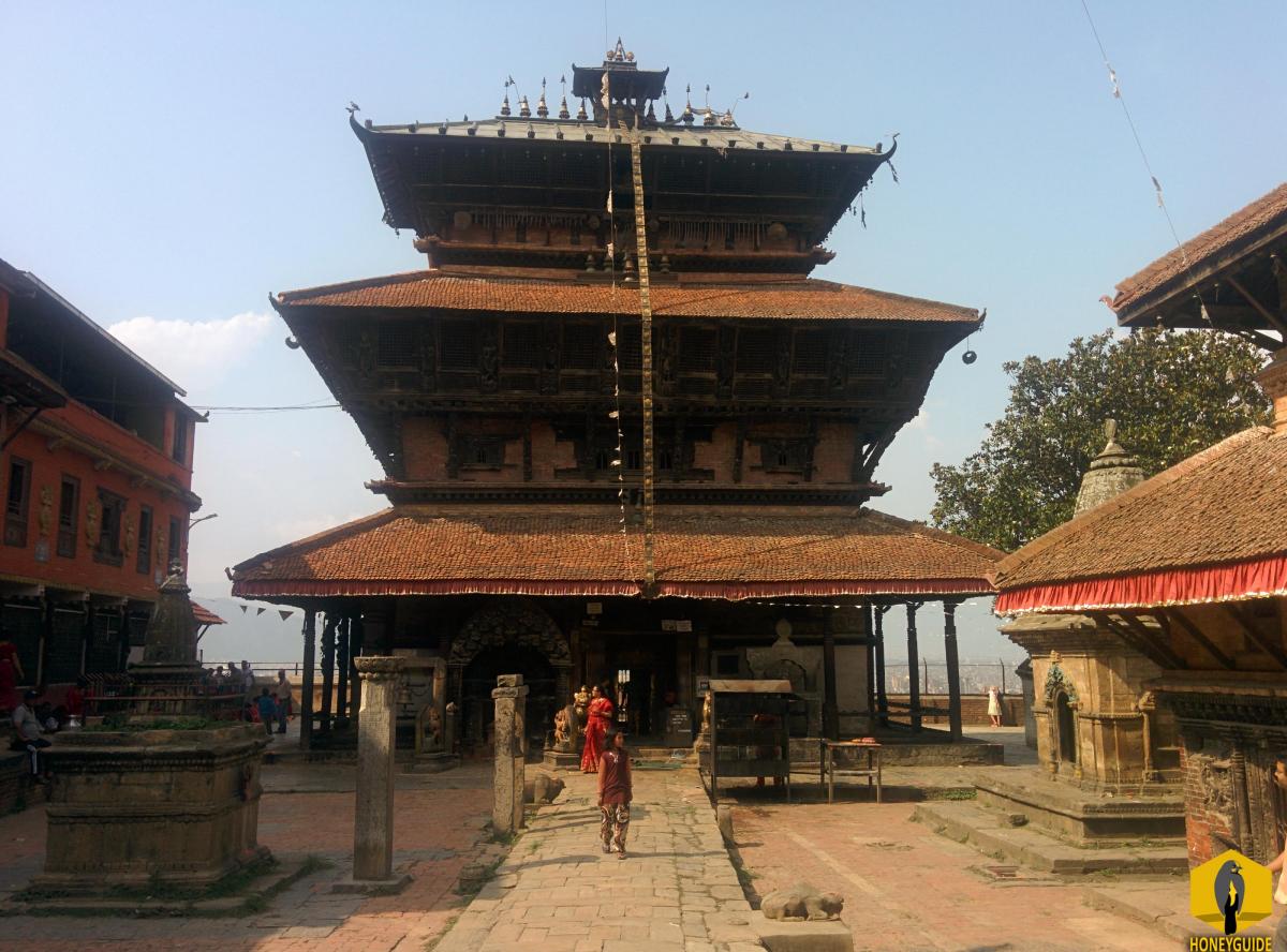 Bagh Bhairav temple in  Kirtipur, Kathmandu, Nepal.