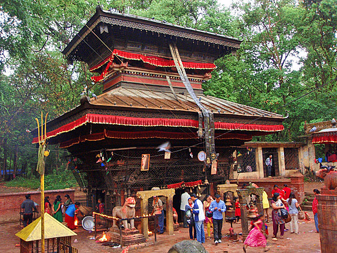 Located about eight kilometers from Lalitpur, the temple of Bajrabarahi is one of the four famous barahi temples in Nepal.