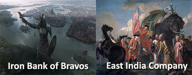 Bank of Bravos and East India Company, Game of Thrones