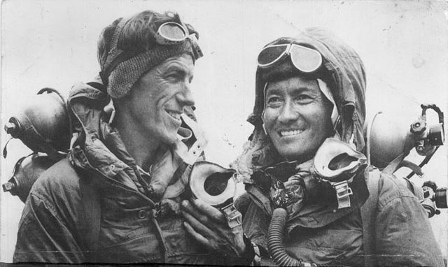 Tenzing Norgay and Edmund Hillary