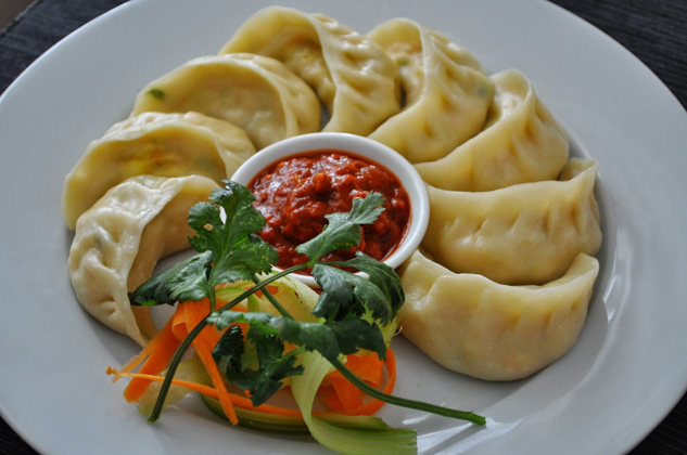 Kothey momo in Nepal